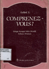 Image of Comprenez-Vous