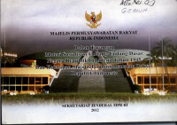 Image of MPR RI : Bahan Tayangan Materi Sosialisasi UUD RI Tahun 1945 dan ketetapan MPR RI